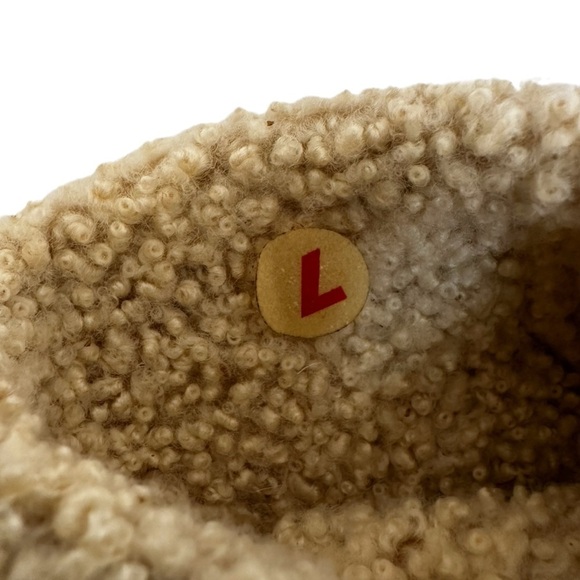 Jenners of Edinburgh, Scotland, Fleece Lined Tan Suede Ladies Gloves, Large - Picture 7 of 8